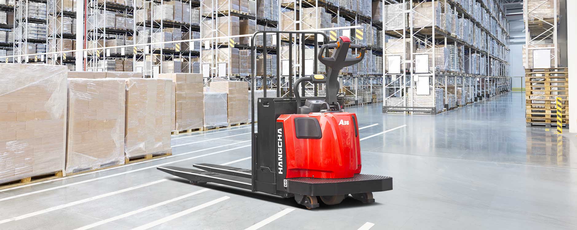 End Control Rider Pallet Truck 6,000-8,000lbs