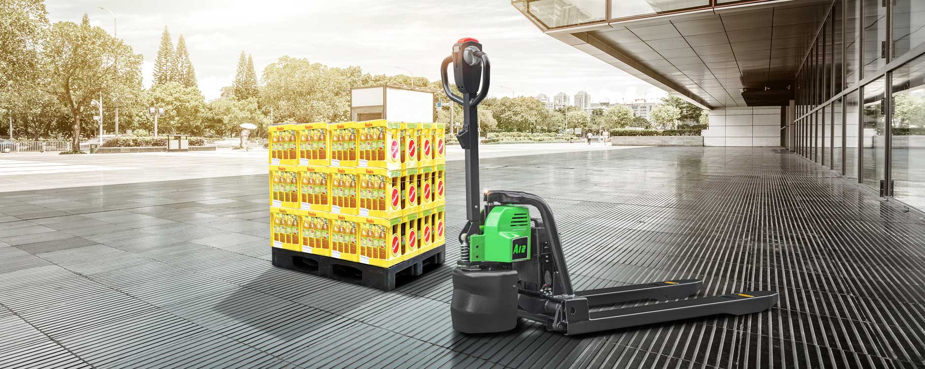 Light Duty Only Mini Walkie Pallet Truck Li-Ion 2,500lbs