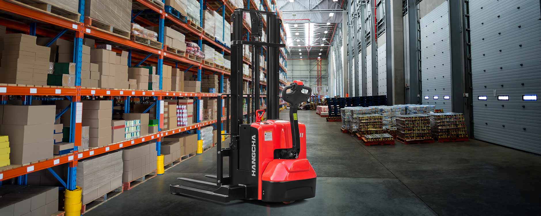 Mini Walkie Straddle Pallet Stacker 2,500lbs