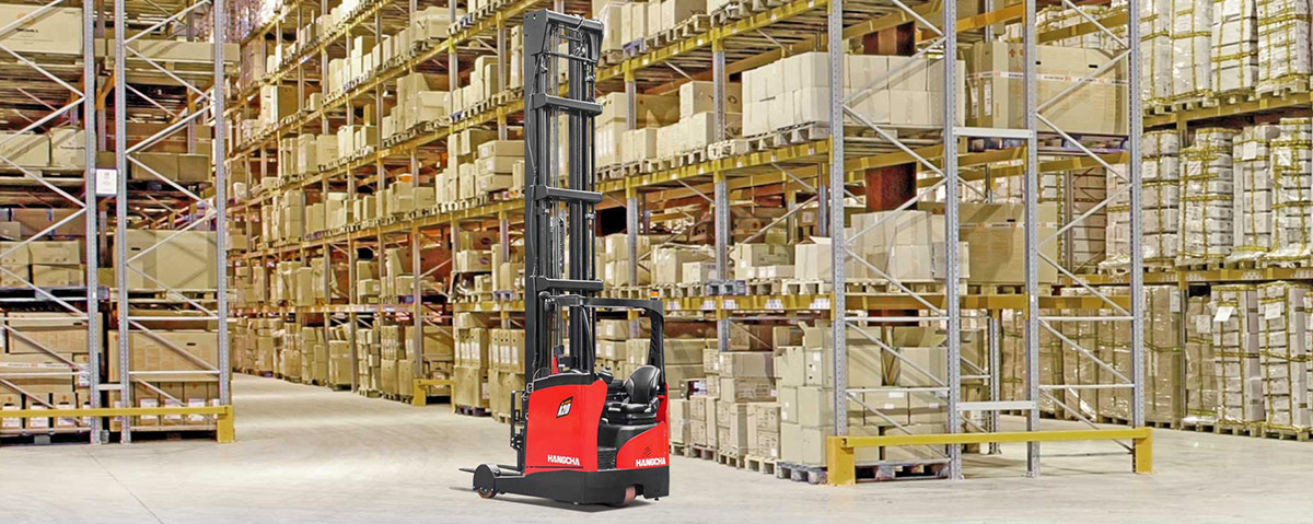 Gerbeur à tablier et à mât rétractables HANGCHA / 2 500 lb à 4 500 lb